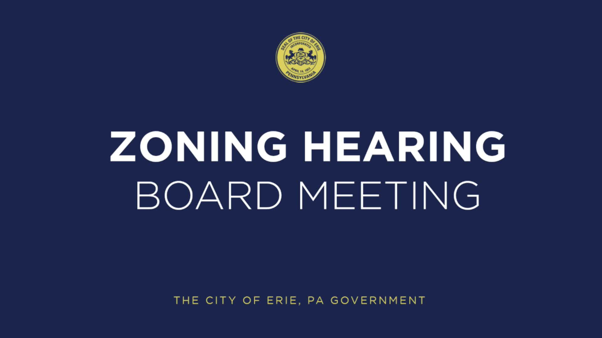 Zoning Hearing Board - LIVE