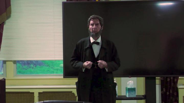 Thumbnail image for JES - Lincoln on the 'Lincoln-Douglas Debates' - Abraham Lincoln (portrayed by Bob Gleason, B.A.,)